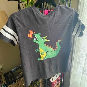 Dragon Vintage Football Style T-Shirt